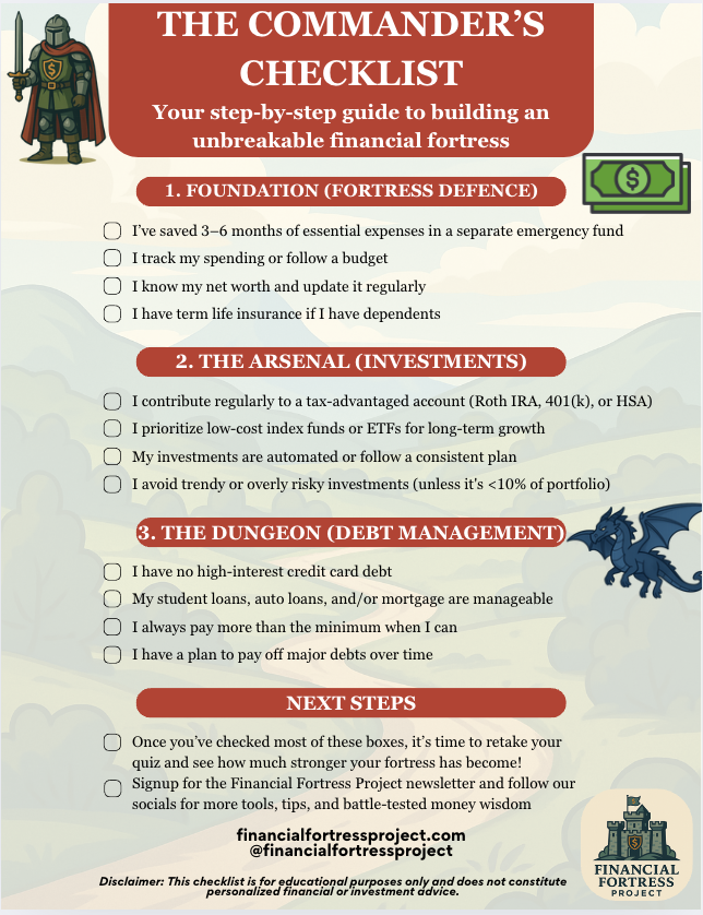 The Commander's Checklist