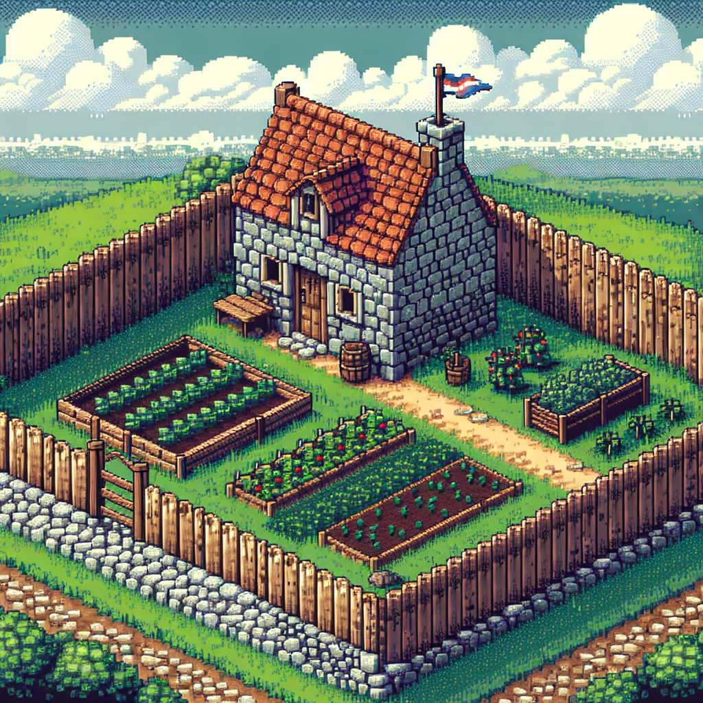 A modest stone cottage - Building Foundations fortress